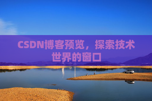 CSDN博客预览,探索技术世界的窗口